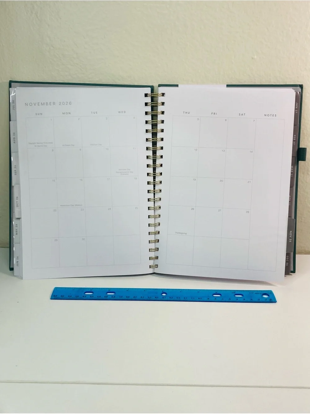 NWT 18 Months Jan 2026 - July 2027 School Year Planner Hardcover Spiral Notebook